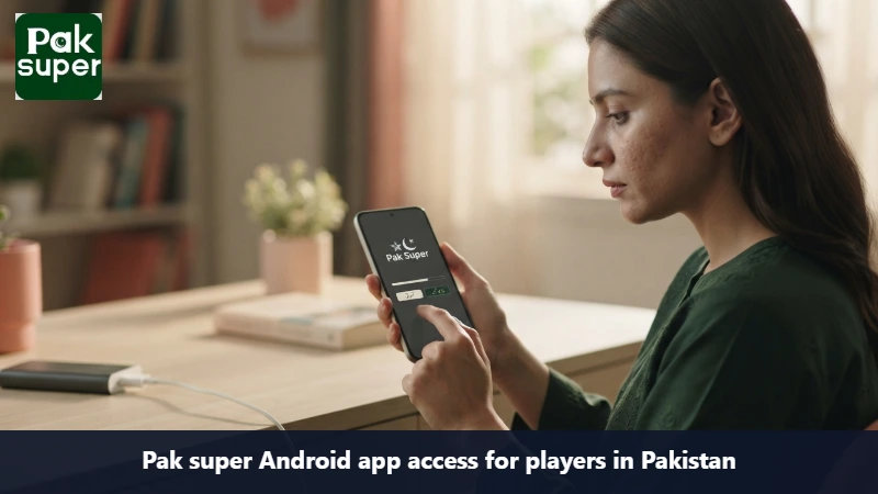 Pak super Android app access for players in Pakistan